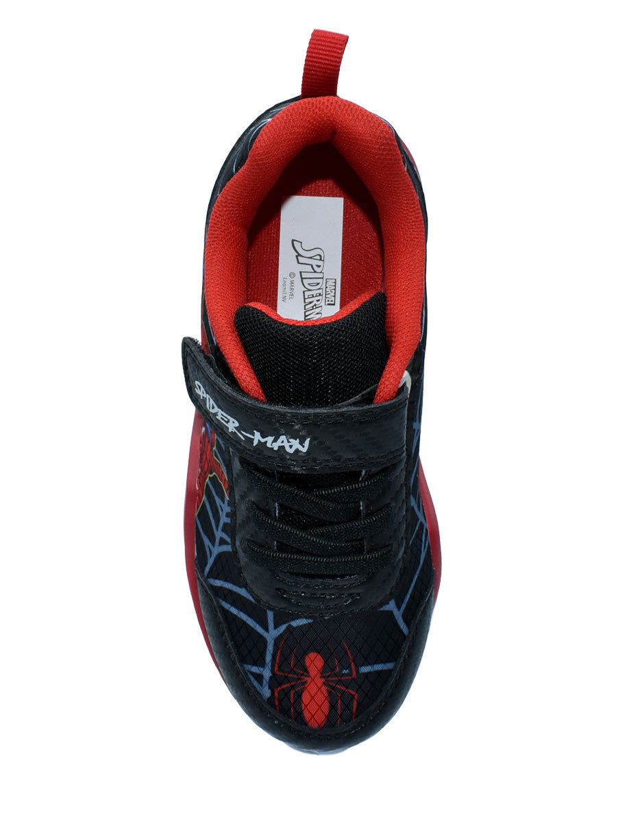 Tenis Niño Spiderman Luces Telaraña - Georgie Boy