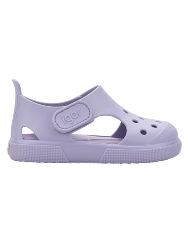 Sandalia Igor Sport Con Velcro Malvas para Niña