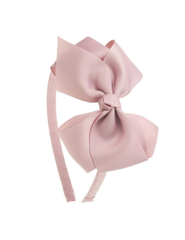 Diadema Siena Lazo Grande Grosgrain Rosas