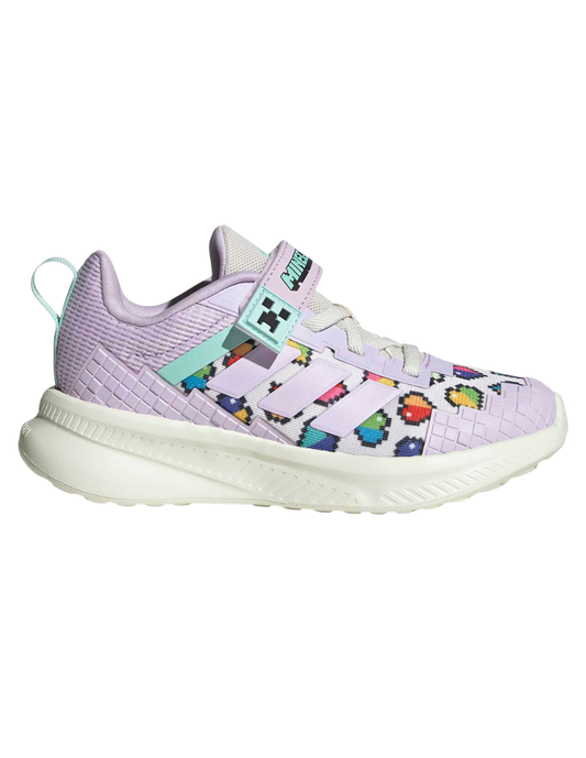 TENIS ADIDAS MINECRAFT FORTARUN EL C LAVANDA PARA NIÑA