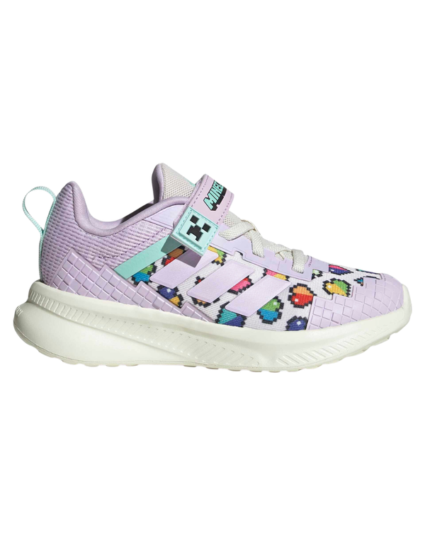 TENIS ADIDAS MINECRAFT FORTARUN EL C LAVANDA PARA NIÑA