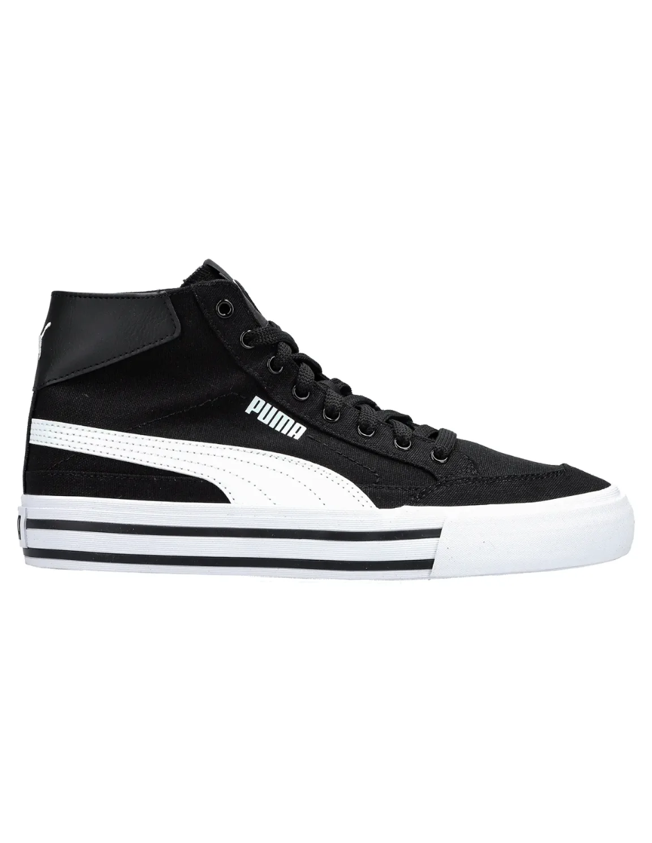 Tenis Puma Court Classic Vulc Mid FS Wns Negros para Mujer