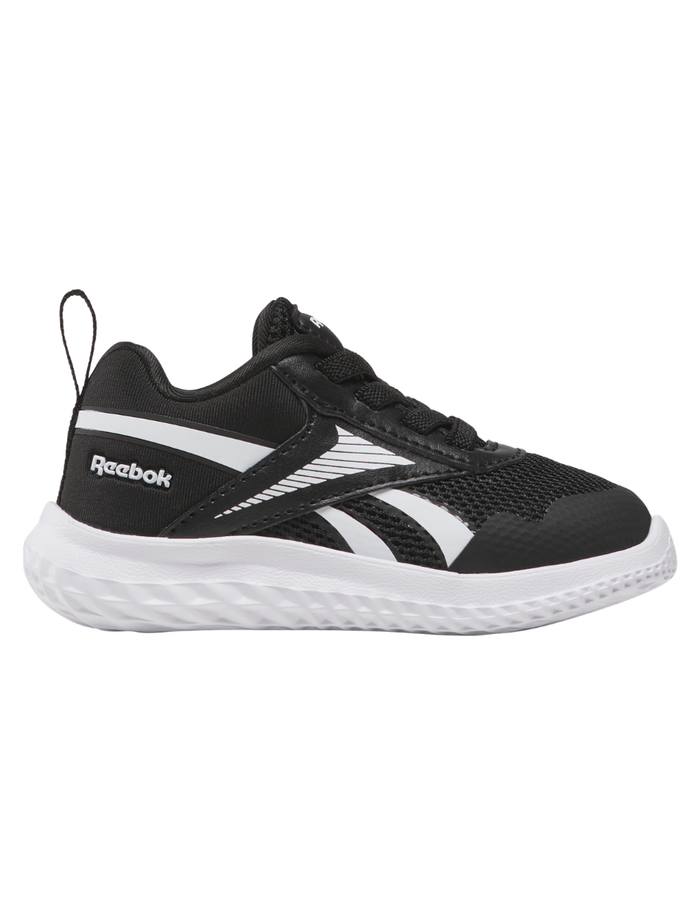 Tenis Reebok Rush Runner 5 Elastic Lace Negros Para Niño