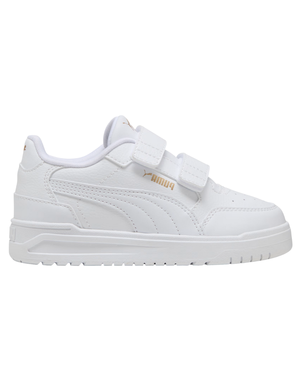 Tenis Puma Shuffle Downtown Lo V Ps Blancos para Niños(Unisex)