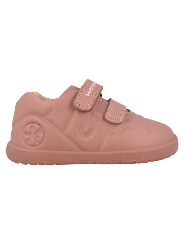Zapato Biomecanics Wider Doble B Con Velcro Rosas para Niña