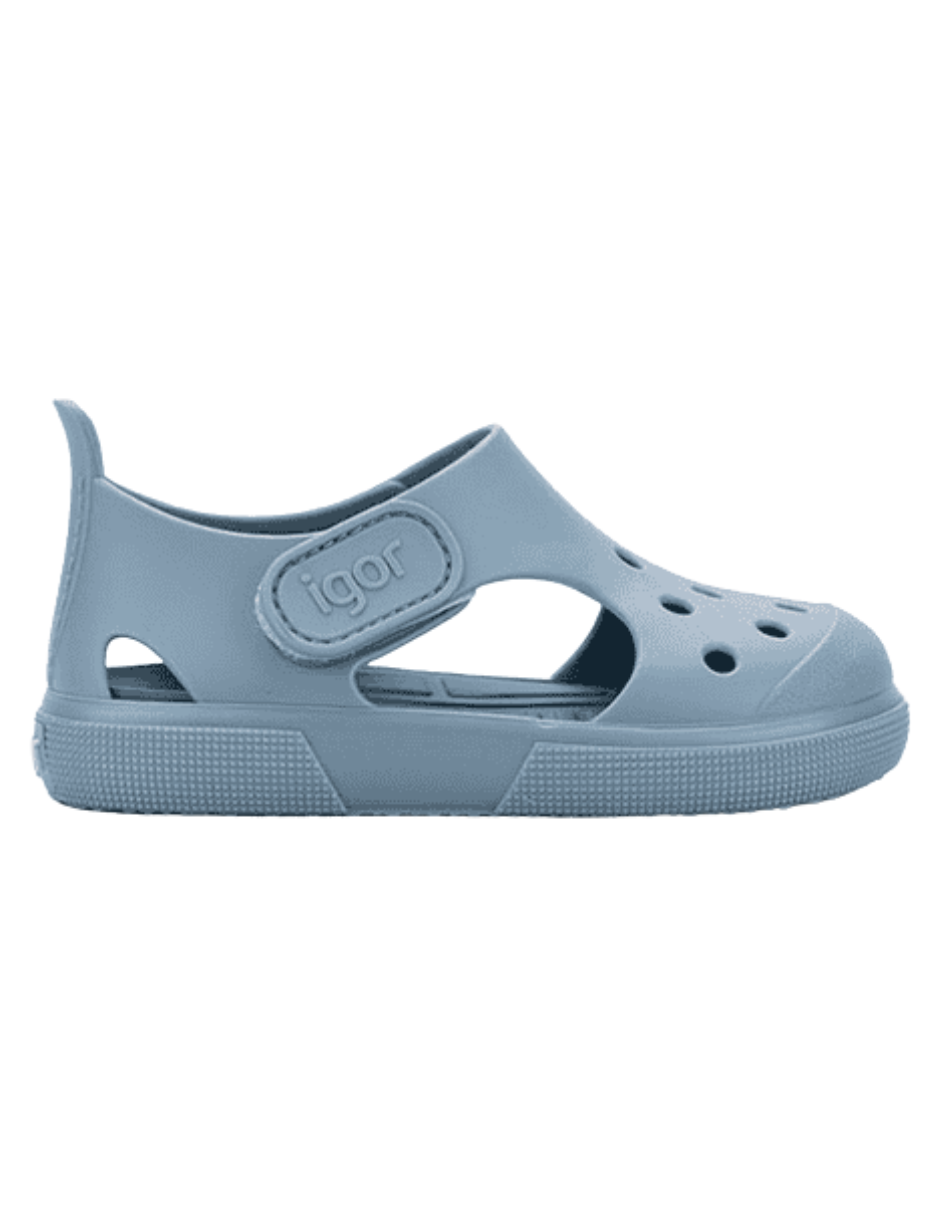Sandalia Igor Sport Con Velcro Océano para Niño