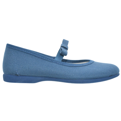 Merceditas Pekis Azules con Lazo Berlin para Niña