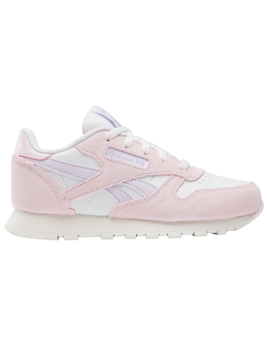 Tenis Reebok Classic Leather Rosas para Niña