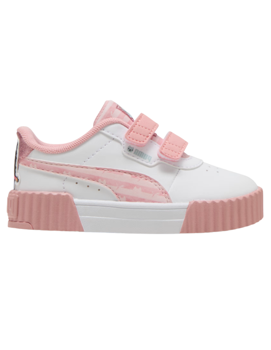 Tenis Puma Carina 3.0 Gabby's Dollhouse V Inf Blancos para Niña