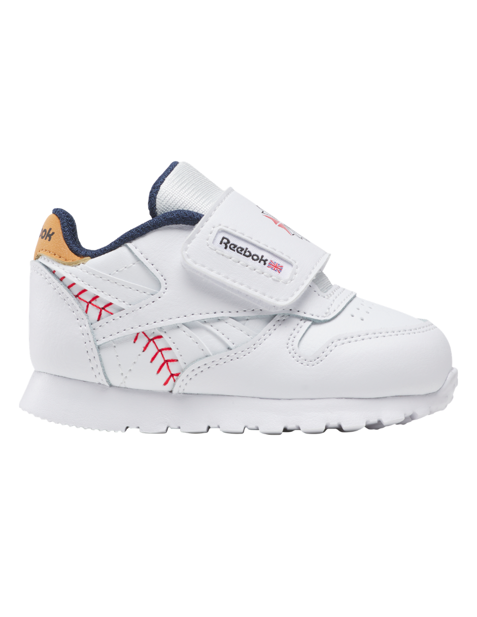 Tenis Reebok Classic Leather Blancos para Niño