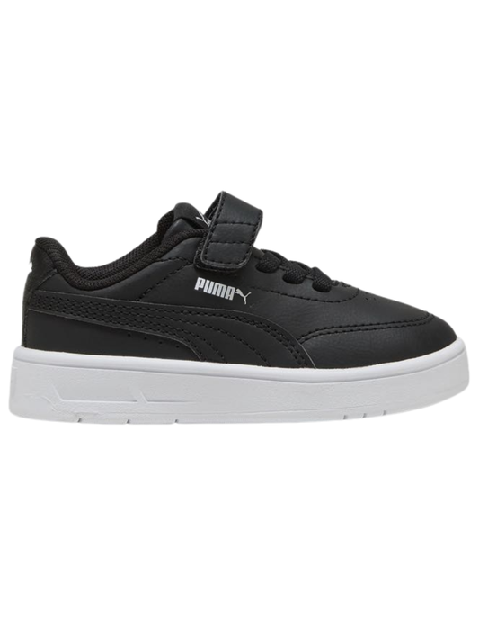 Tenis Puma Court Classic Clean Ac+ Inf Negros para Niña