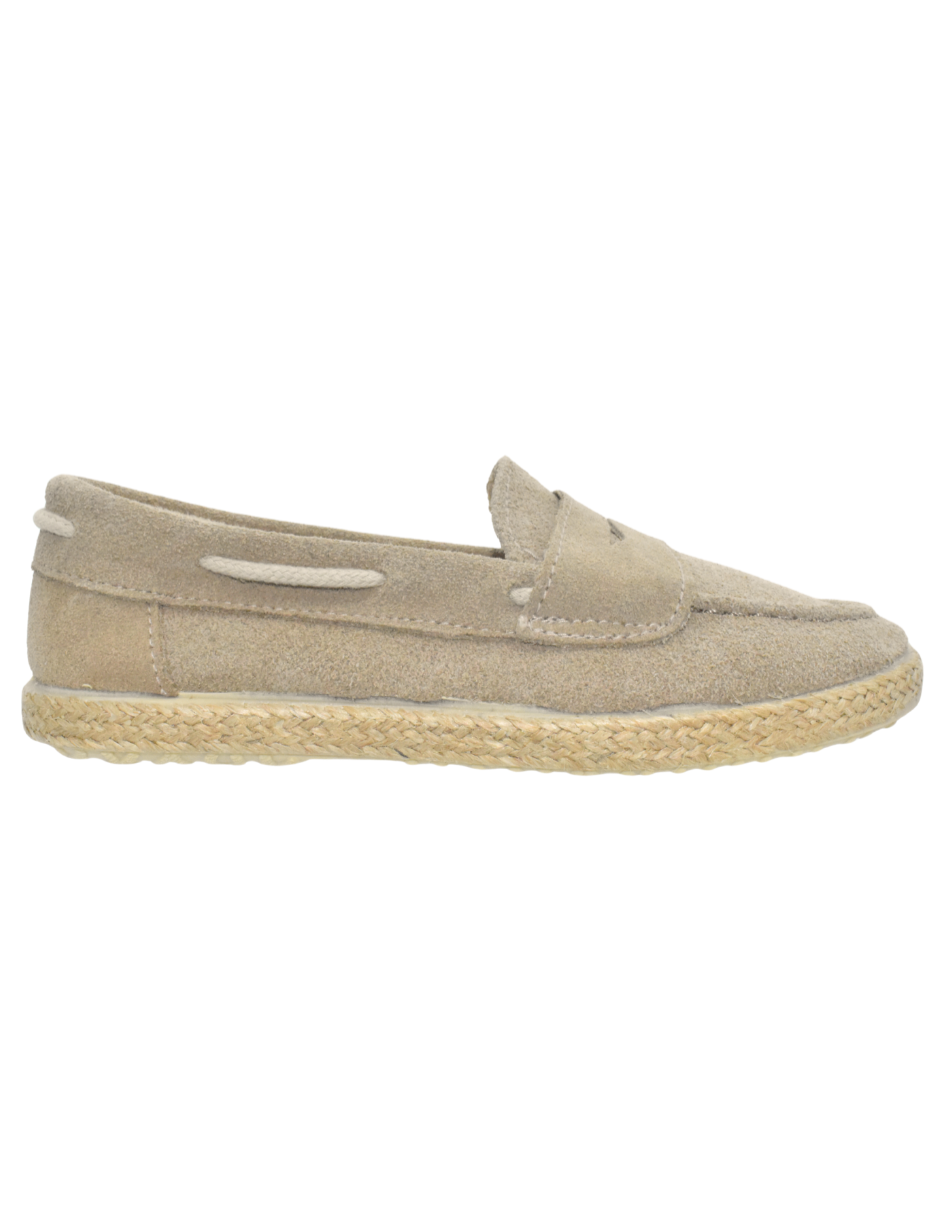 Mocasines Pekis  Antifaz serraje Beige para Niño