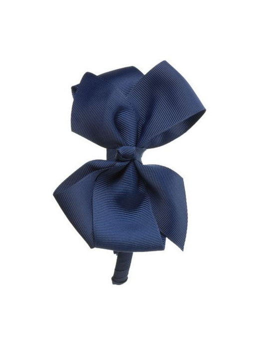Diadema Siena Lazo Grande Grosgrain Azules