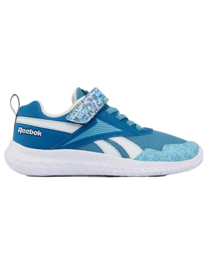 Tenis Reebok Rush Runner 5 Elastic Lace & Top Strap Azules para Niño