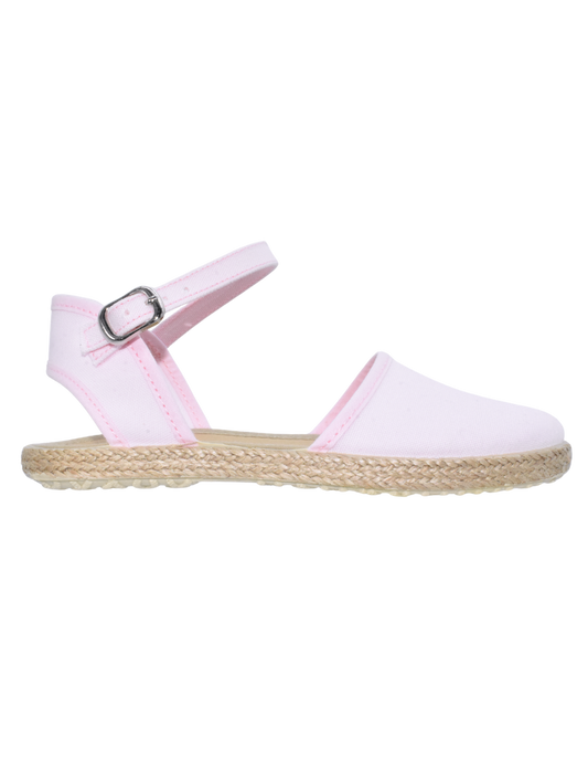 Zapato Pekis Valenciana Hebilla pique Rosas para Niña