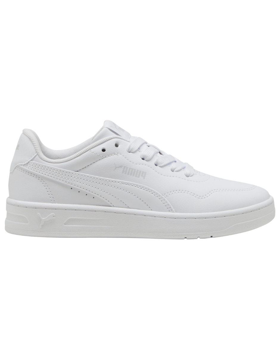 Tenis Puma Court Lally JR Blancos para Niños(Unisex)