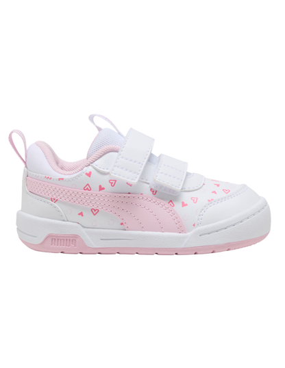 Tenis Puma Multiflex 2 Hearty V Inf Blancos para Niña