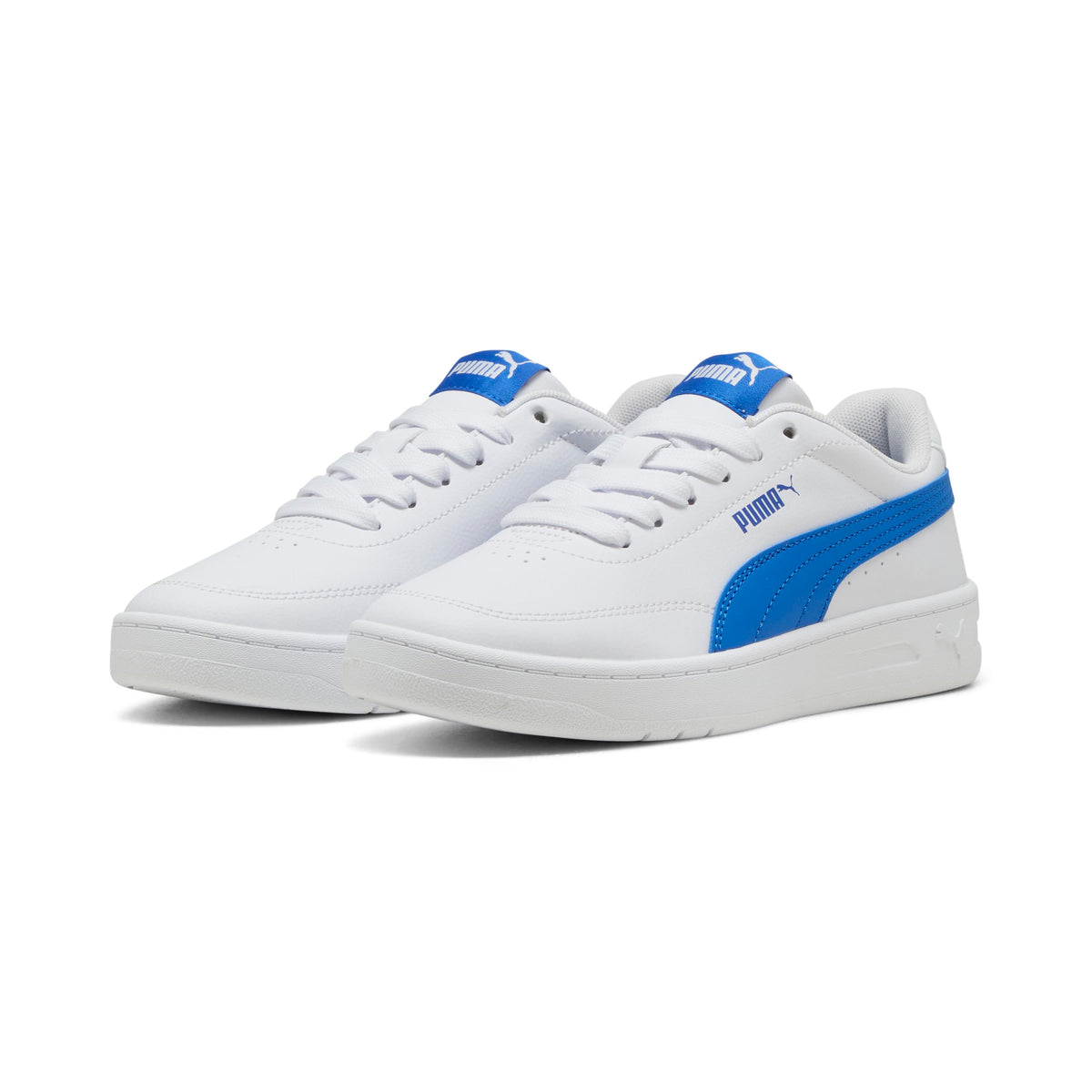 Tenis Puma Court Classic Clean JR Blancos para Niño