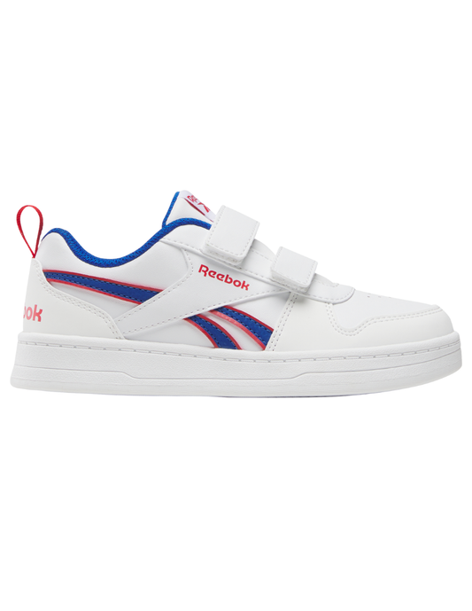 Tenis Reebok Royal Prime 2.0 Two Strap Hoop & Loop Blancos para Niño