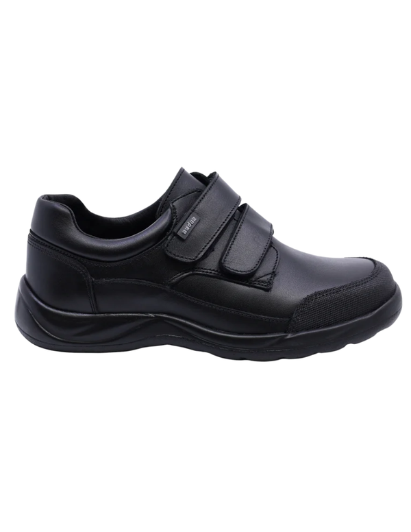 Zapato Coqueta Escolar Dos Velcros Puntera Negros para Niño