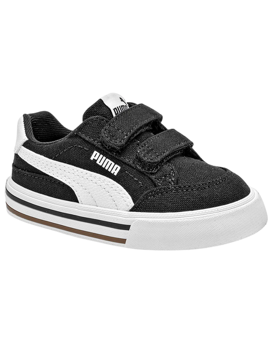 Tenis Puma Court Classic Vulc FS V Inf Negros para Niño