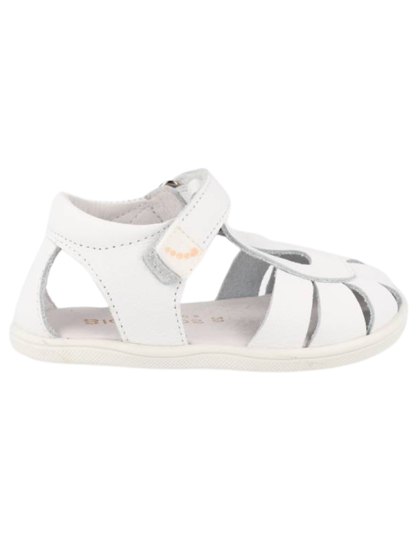 Sandalia Barefoot Blanditos Tiras Blancos para Bebé (Unisex)