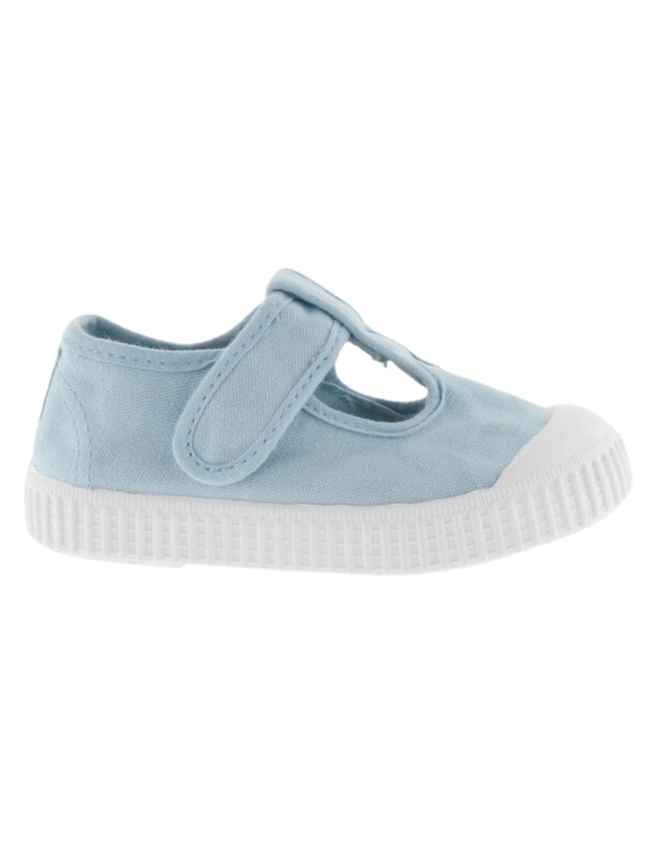 Zapato Victoria Lona Tintada Con Velcro Aire para Niños(Unisex)