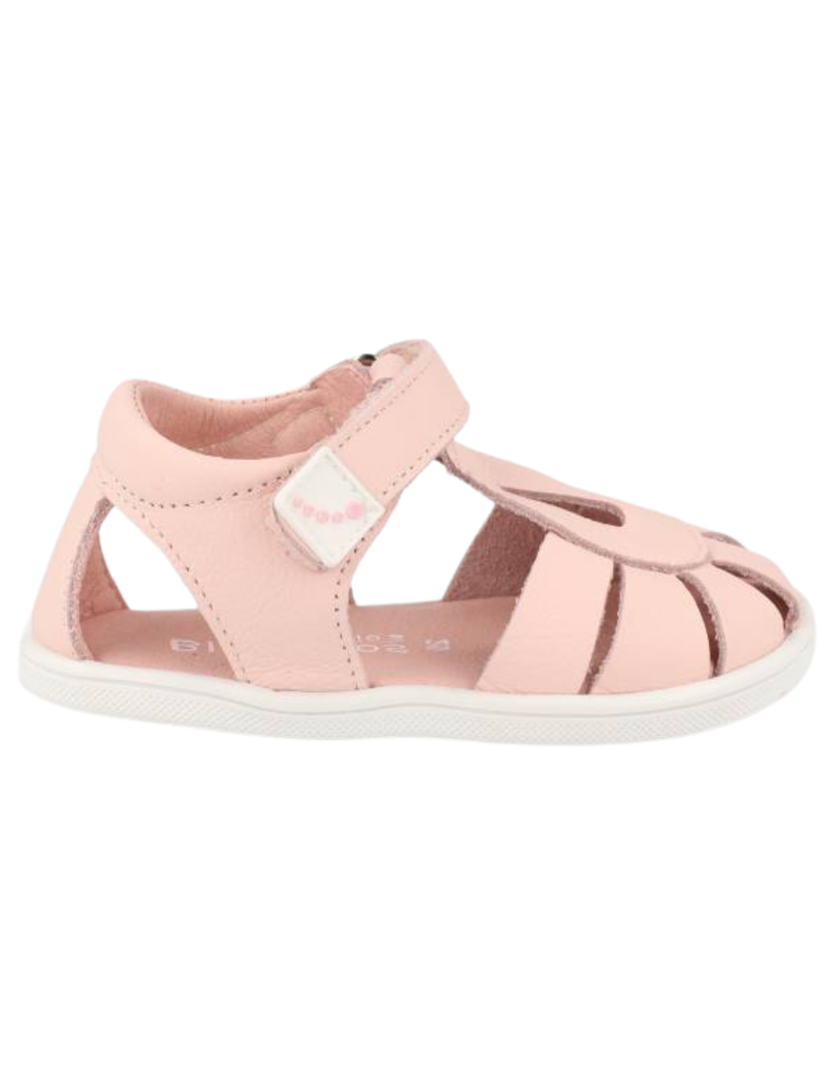 Sandalia Blanditos Barefoot Tiras Rosas para Niña