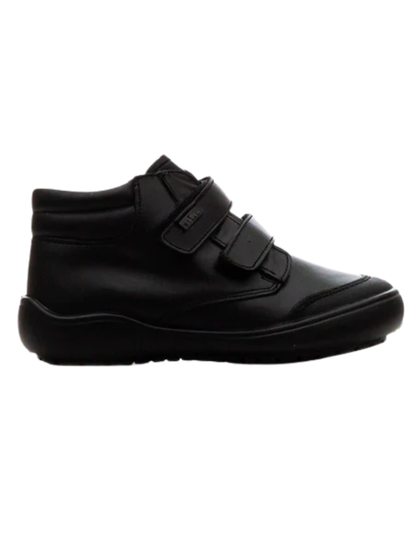 Bota Coqueta Escolar Doble Con Velcro Negros para Niño