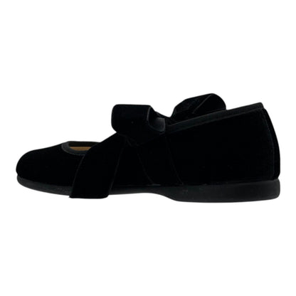 ZAPATO NIÑA VALENCIANA CINTAS/TERCIOPELO