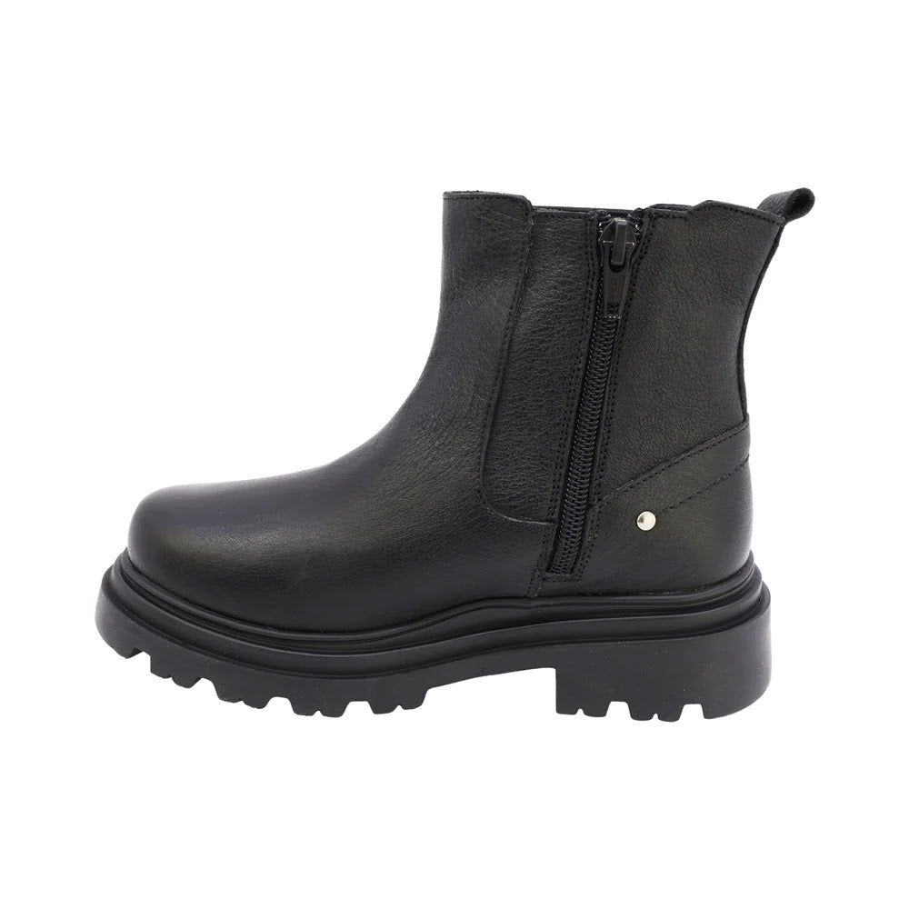 BOTIN NEGRO PARA NIÑA ELASTICO
