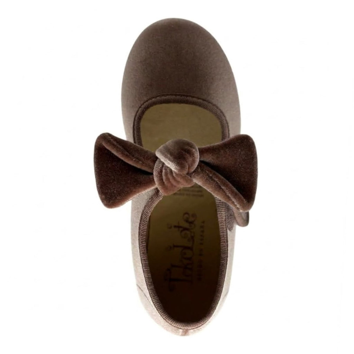 ZAPATO NIÑA BANDA MOÑO/TERCIOPELO