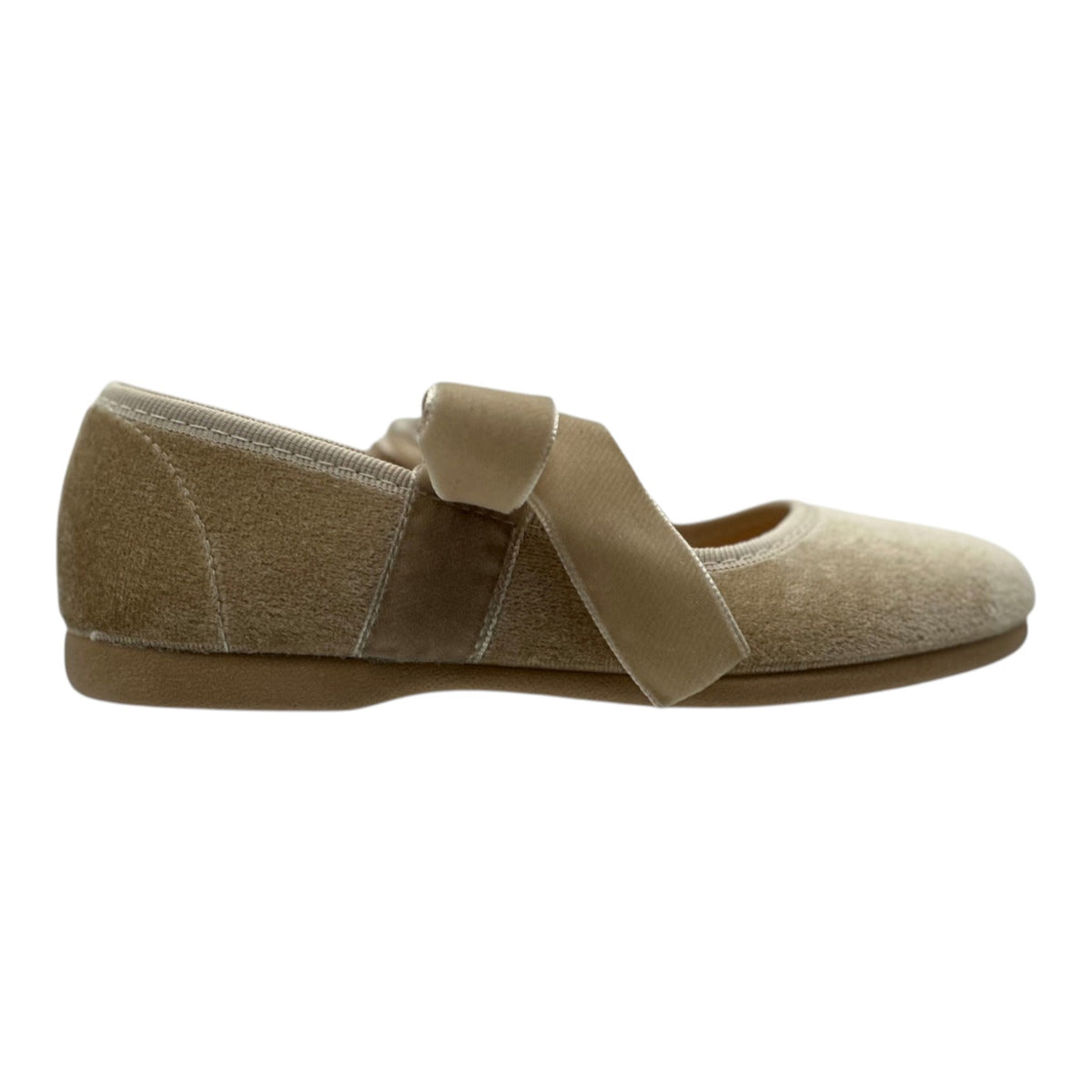 ZAPATO NIÑA VALENCIANA CINTAS/TERCIOPELO