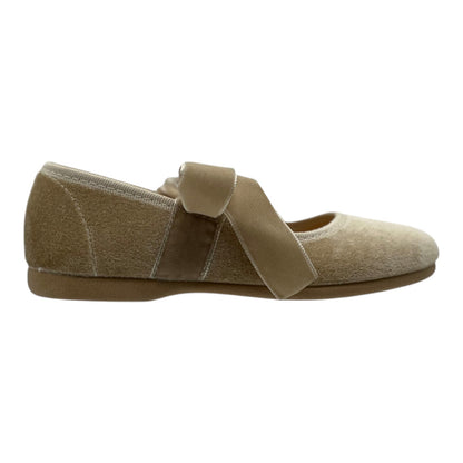 ZAPATO NIÑA VALENCIANA CINTAS/TERCIOPELO