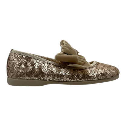 ZAPATO NIÑA VESTIR / MOÑO / TERCIOPELO