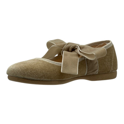 ZAPATO NIÑA VALENCIANA CINTAS/TERCIOPELO