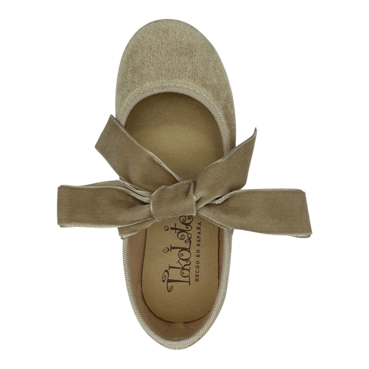 ZAPATO NIÑA VALENCIANA CINTAS/TERCIOPELO