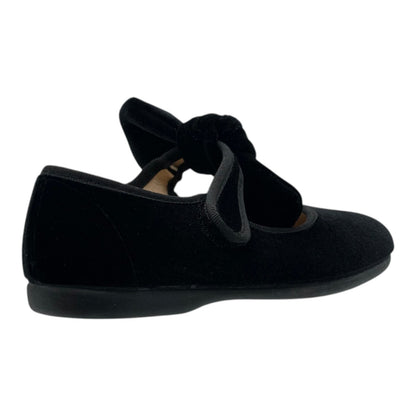 ZAPATO NIÑA BANDA MOÑO/TERCIOPELO