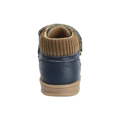 ZAPATO AZUL PARA BEBE DOBLE VELCRO