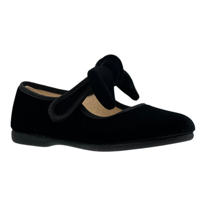 ZAPATO NIÑA BANDA MOÑO/TERCIOPELO