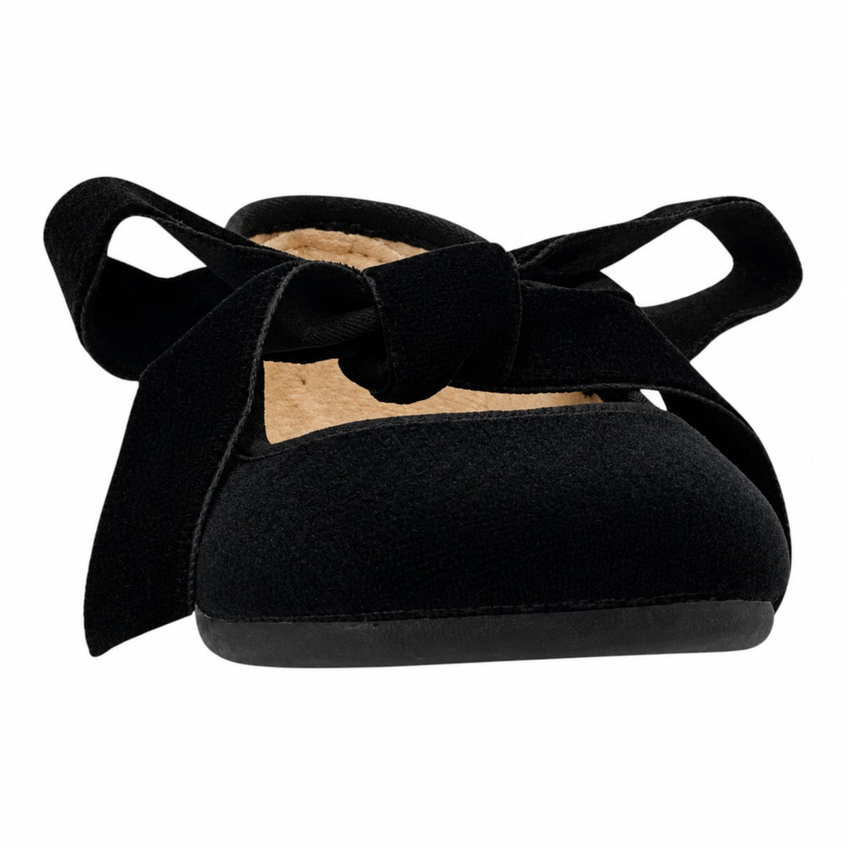 ZAPATO NIÑA VALENCIANA CINTAS/TERCIOPELO