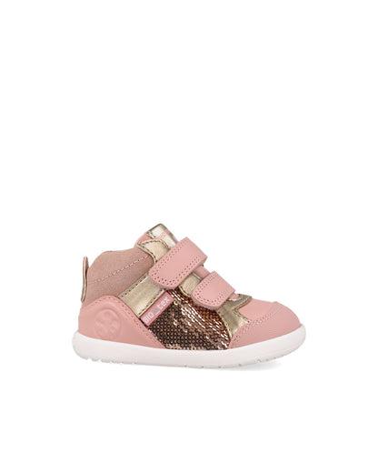 ZAPATO BOYIN NIÑA WIDER LENTEJUELAS DOS VELCROS