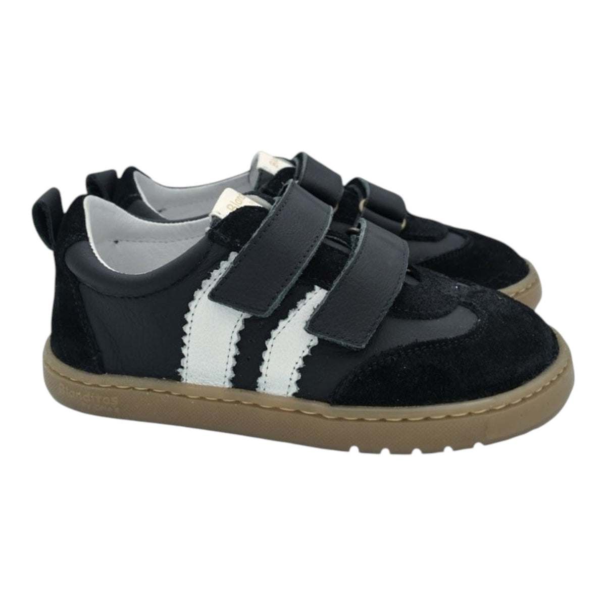 Zapato Deportivo Barefoot Blanditos Color Negro Para Niña