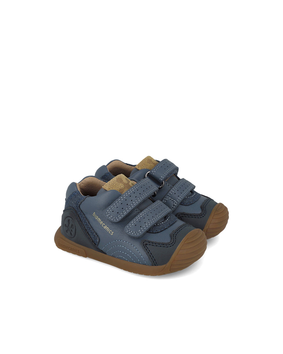 ZAPATO NIÑO SUELA LIGA DOS VELCROS
