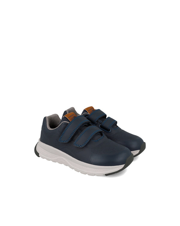 ZAPATO DEPORTIVO NIÑO BASICO DOS VELCROS