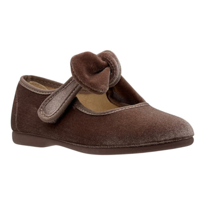ZAPATO NIÑA BANDA MOÑO/TERCIOPELO