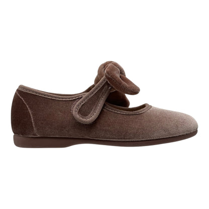 ZAPATO NIÑA BANDA MOÑO/TERCIOPELO