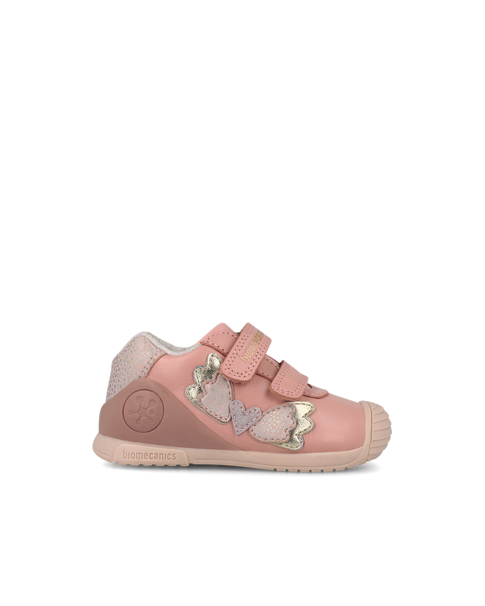 ZAPATO NIÑA CASUAL PETALOS DOS VELCROS