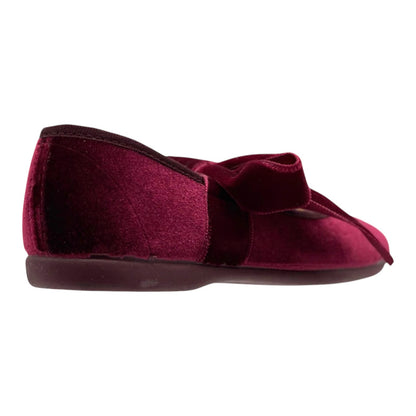ZAPATO NIÑA VALENCIANA CINTAS/TERCIOPELO