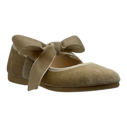 ZAPATO NIÑA VALENCIANA CINTAS/TERCIOPELO
